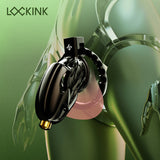 Adjustable Urethral Sounding Chastity Cage material finish close | 3d-chastity