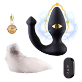 Tail Butt Plug & Bell Butt Plug Vibration and Electric Shock