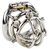 Screw-Me-If-You-Can Chastity Cage 2.28 Inch Long main product | 3d-chastity