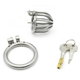 Little Birdie Cage - Steel Awl Chastity Cage 1.69 In side | 3d-chastity