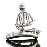 Stainless Steel Chastity Cage +Urethral Tube size and shape | 3d-chastity