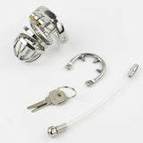 Cock Chastity Cage 1.77 Inch Long material finish close | 3d-chastity