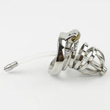 Cock Chastity Cage 1.77 Inch Long wearing | 3d-chastity