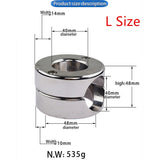 Metal Heavy Cockring Clamp Chastity Cage material finish close | 3d-chastity