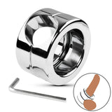 Metal Heavy Cockring Clamp Chastity Cage main product | 3d-chastity