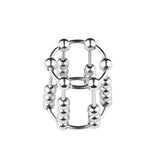 Metal Chastity Ring material finish close | 3d-chastity