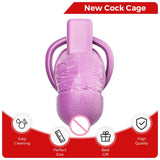 Mistress Shiny Penis Chastity Cage main product | 3d-chastity