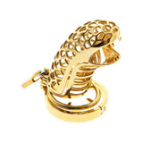 NEW 24K Gold 316 Stainless Steel Chastity Cage main product | 3d-chastity