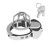 New BDSM #60 Adjustable Male Chastity Cage side | 3d-chastity
