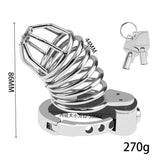 New BDSM #67 Adjustable Male Chastity Cage lock and ring | 3d-chastity