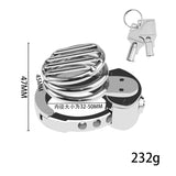 New BDSM #59 Adjustable Male Chastity Cage lock and ring | 3d-chastity