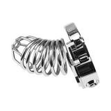 New BDSM #67 Adjustable Male Chastity Cage side | 3d-chastity