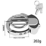New BDSM #58 Adjustable Male Chastity Cage lock and ring | 3d-chastity