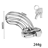 New BDSM #69 Adjustable Male Chastity Cage lock and ring | 3d-chastity