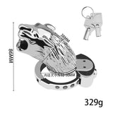 New BDSM #72 Adjustable Male Chastity Cage lock and ring | 3d-chastity