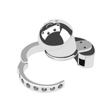 New BDSM #63 Adjustable Male Chastity Cage side | 3d-chastity
