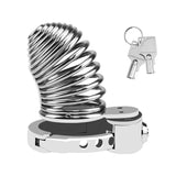 New BDSM #66 Adjustable Male Chastity Cage side | 3d-chastity
