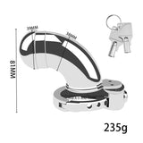 New BDSM #61 Adjustable Male Chastity Cage lock and ring | 3d-chastity