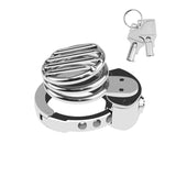 New BDSM #59 Adjustable Male Chastity Cage side | 3d-chastity