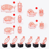 Pink Electric Shock Chastity Cage Set side | 3d-chastity