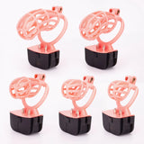 Pink Electric Shock Chastity Cage Set lock and ring | 3d-chastity