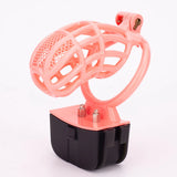 Pink Electric Shock Cock Cage Set