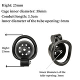 New Male Chastity Cage with 5 Size Penis Rings lock and ring | 3d-chastity