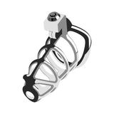 New Metal Click Lock Chastity Cage size and shape | 3d-chastity