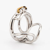 Stainless Steel Balls Chastity Cage main product | 3d-chastity
