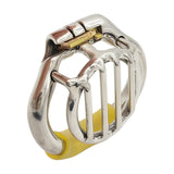 Newest Flat Cage Stainless Steel Chastity Device