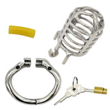 Newest Stainless Steel Male Chastity Device size and shape | 3d-chastity