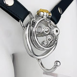 New Five-star Wheel Forging Chastity Cage with Belt size and shape | 3d-chastity