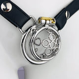 New Five-star Wheel Forging Chastity Cage with Belt lock and ring | 3d-chastity