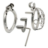 Prevent Escape Design Small Chastity Cage lock and ring | 3d-chastity