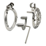 Prevent Escape Design Super Small Chastity Cage lock and ring | 3d-chastity
