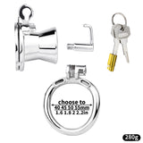 Inverted Prince Albert Piercing Chastity Cage wearing | 3d-chastity