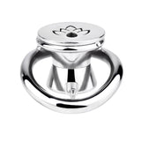 Inverted Prince Albert Piercing Chastity Cage material finish close | 3d-chastity
