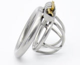 Tiny Little Iron Steel Chastity Cage side | 3d-chastity