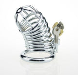 Loops Prison Stainless Steel Chastity Cage side | 3d-chastity