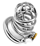 Long Bullet Steel Chastity Cage wearing | 3d-chastity