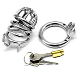 Long Bullet Steel Chastity Cage size and shape | 3d-chastity