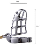 Large Grid Chastity Cage side | 3d-chastity