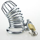 Loops Prison Stainless Steel Chastity Cage size and shape | 3d-chastity