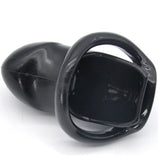 Sissy for Her - Black Resin Chastity Cage size and shape | 3d-chastity