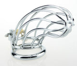 Slave Banana Steel Chastity Cage size and shape | 3d-chastity