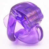 Purple Nub - Micro Resin Chastity Cage 0.98 In side | 3d-chastity