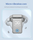 QIUI Cagink MetalShake Vibrating Metal Chastity Lock material finish close | 3d-chastity