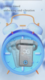 QIUI Cagink MetalShake Vibrating Metal Chastity Lock full kit | 3d-chastity