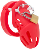 Coloured Silicone Devices Chastity Cage size and shape | 3d-chastity
