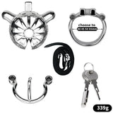 Removable PA Chastity Cage front | 3d-chastity